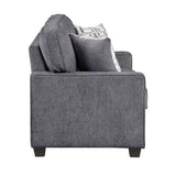 Frances Gray Loveseat - Ornate Home