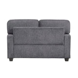 Frances Gray Loveseat - Ornate Home