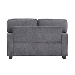 Frances Gray Loveseat - Ornate Home
