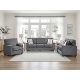 Frances Gray Loveseat - Ornate Home