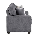 Frances Gray Loveseat - Ornate Home