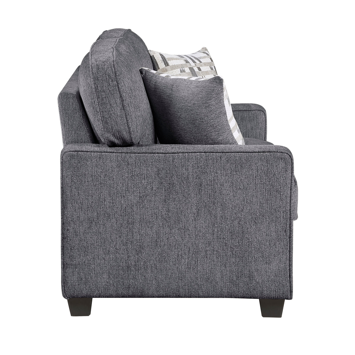 Frances Gray Loveseat - Ornate Home