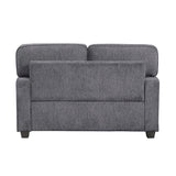 Frances Gray Loveseat - Ornate Home