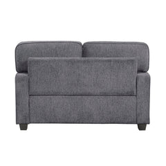 Frances Gray Loveseat - Ornate Home