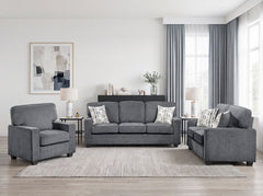Frances Gray Loveseat - Ornate Home