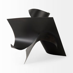 Francesca Black 18.1"H Metal Sculptural Decorative Object