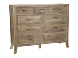 Francesca Distressed Brown Dresser - Ornate Home