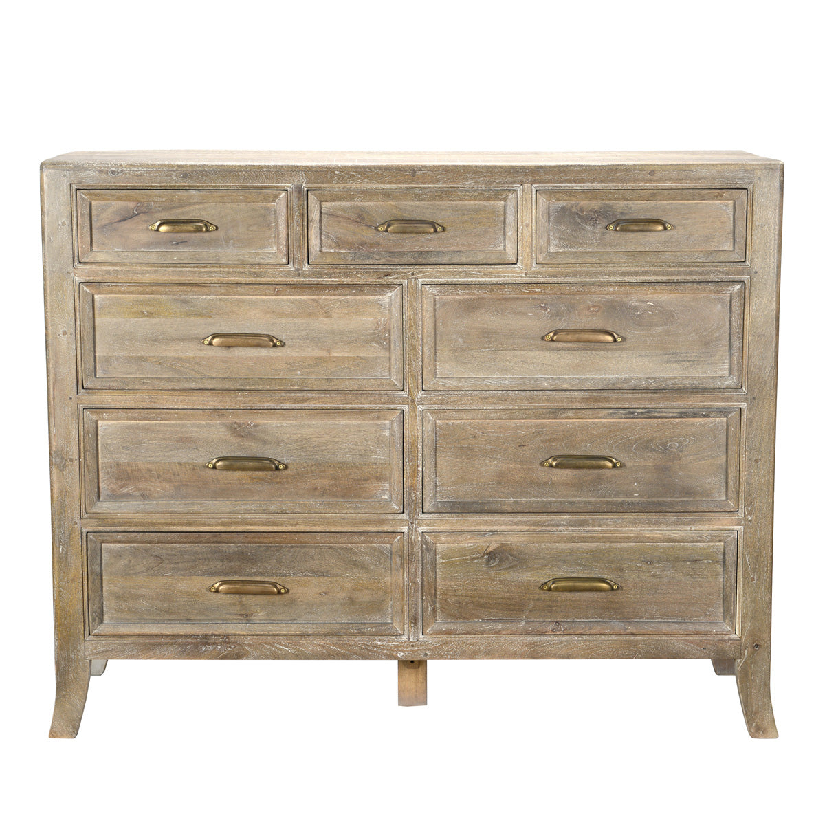 Francesca Distressed Brown Dresser - Ornate Home
