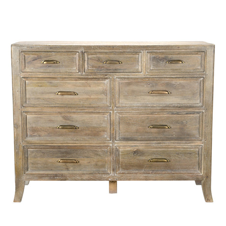 Francesca Distressed Brown Dresser - Ornate Home