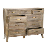 Francesca Distressed Brown Dresser - Ornate Home