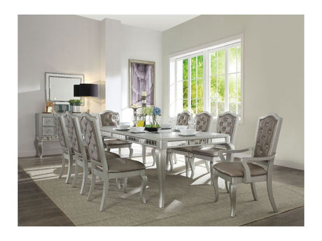 Francesca Rectangular Dining Table in Champagne - Ornate Home