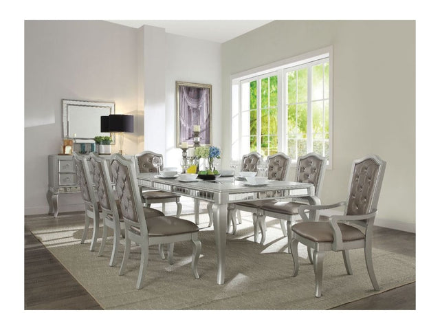 Francesca Rectangular Dining Table in Champagne - Ornate Home