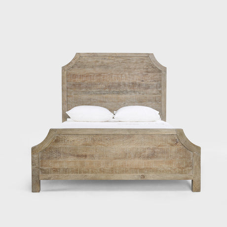 Francesca Vintage Taupe Eastern King Bed - Ornate Home