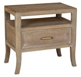 Francesca Vintage Taupe End Table - Ornate Home