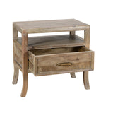 Francesca Vintage Taupe End Table - Ornate Home