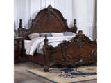 Francione Dark Cherry E.King Bed - Ornate Home