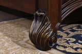 Francione Dark Cherry Queen Bed - Ornate Home