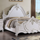Francione White 4 Pc. Queen Bedroom Set - Ornate Home