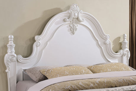 Francione White 4 Pc. Queen Bedroom Set - Ornate Home