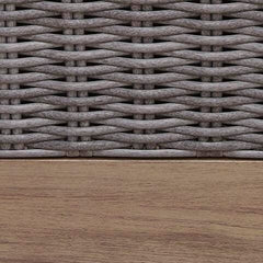 Francis Beach Natural/Gray Outdoor Sofa with Cushion - Ornate Home
