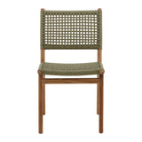 Francisca Green Outdoor Dining Chair (Set of 2) - Ornate Home