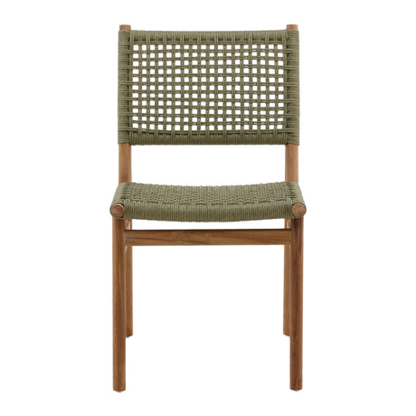 Francisca Green Outdoor Dining Chair (Set of 2) - Ornate Home