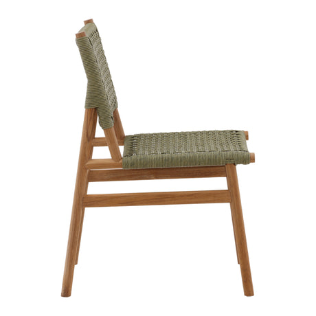 Francisca Green Outdoor Dining Chair (Set of 2) - Ornate Home