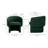 Franco Dark Green Chair - Ornate Home