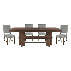 Franco Gray 6pc Dining Set - Ornate Home