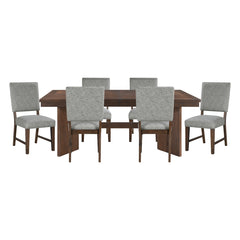 Franco Gray 7pc Dining Set - Ornate Home