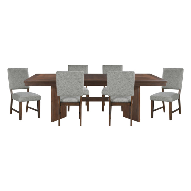 Franco Gray 7pc Dining Set - Ornate Home