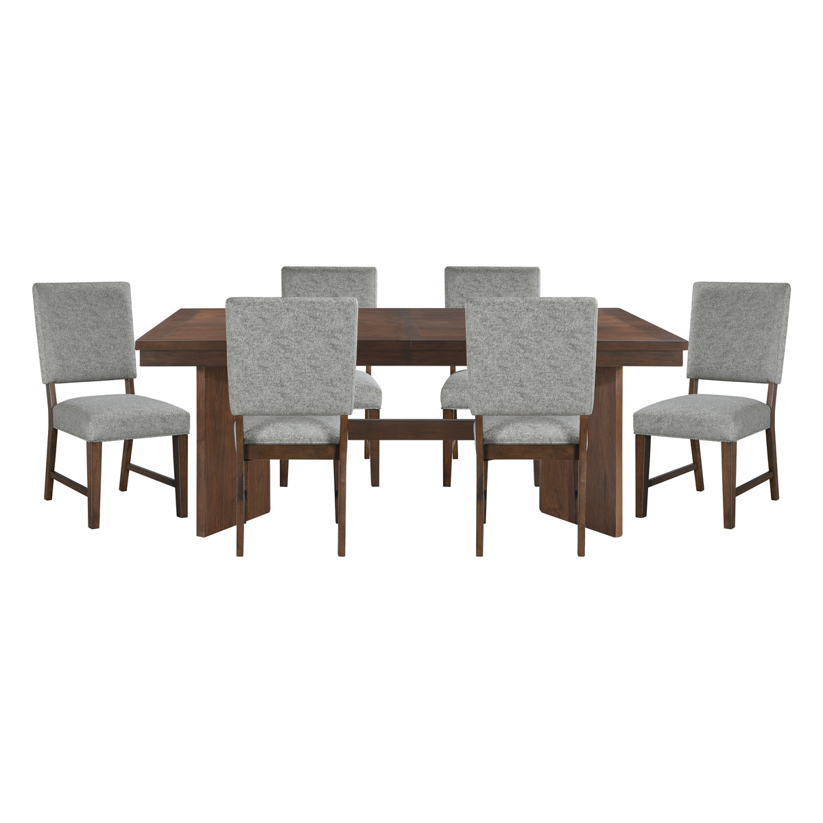 Franco Gray 7pc Dining Set - Ornate Home