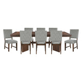 Franco Gray 9pc Dining Set - Ornate Home