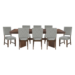 Franco Gray 9pc Dining Set - Ornate Home