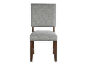 Franco Gray/Walnut Side Chair (Set of 2) - Ornate Home