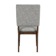 Franco Gray/Walnut Side Chair (Set of 2) - Ornate Home