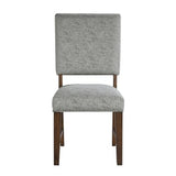Franco Gray/Walnut Side Chair (Set of 2) - Ornate Home