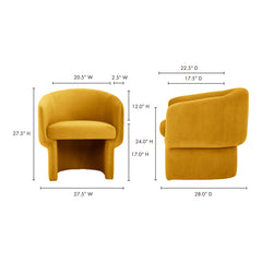 Franco Mustard Chair - Ornate Home
