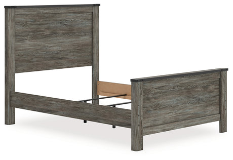 Frandern Black/Gray Full Panel Bed - Ornate Home