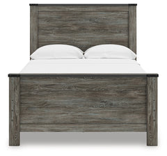 Frandern Black/Gray Full Panel Bed - Ornate Home