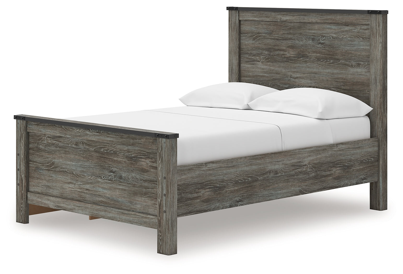 Frandern Black/Gray Full Panel Bed with Storage (Online Special Price) - Ornate Home