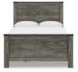 Frandern Black/Gray Full Panel Bed with Storage (Online Special Price) - Ornate Home