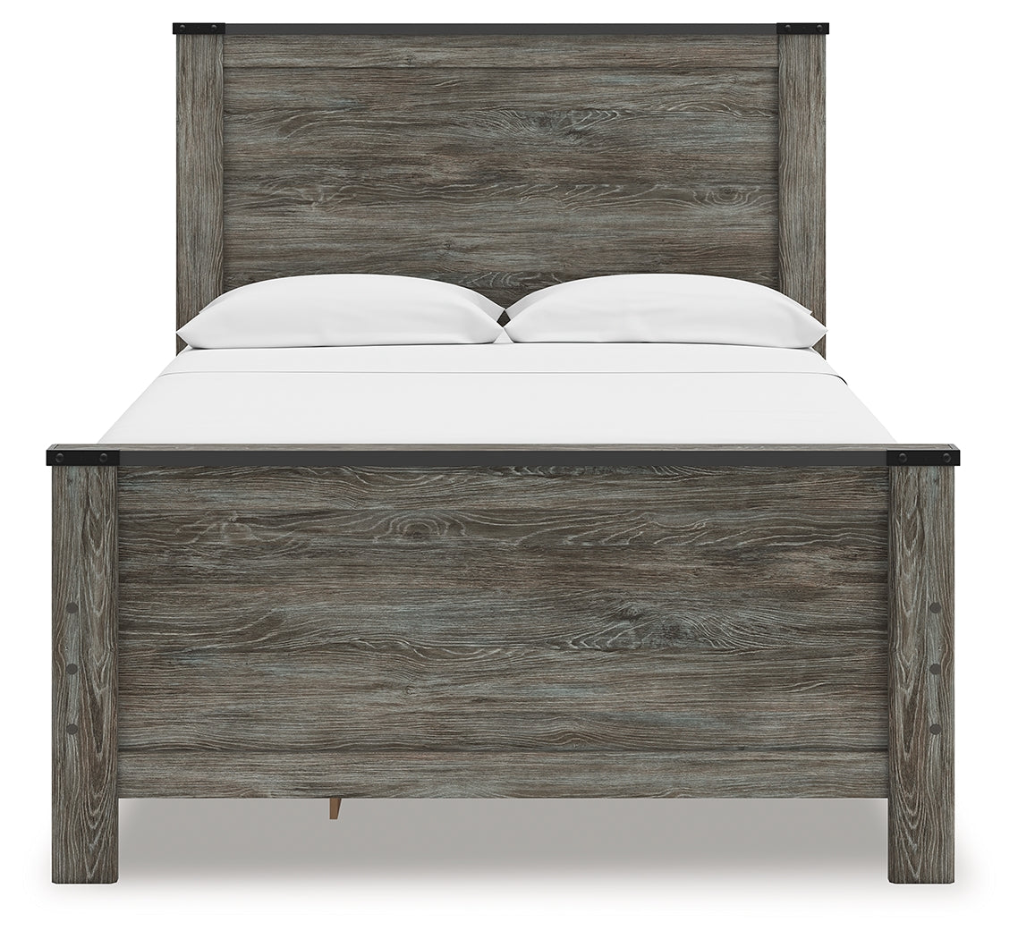 Frandern Black/Gray Full Panel Bed with Storage (Online Special Price) - Ornate Home