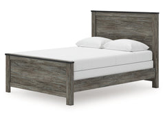 Frandern Black/Gray Queen Panel Bed - Ornate Home