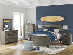 Frandern Gray Bedroom Mirror - Ornate Home