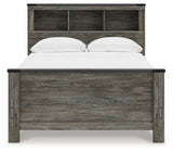 Frandern Gray Full Bookcase Bed, Dresser and Mirror (Online Special Price) - Ornate Home