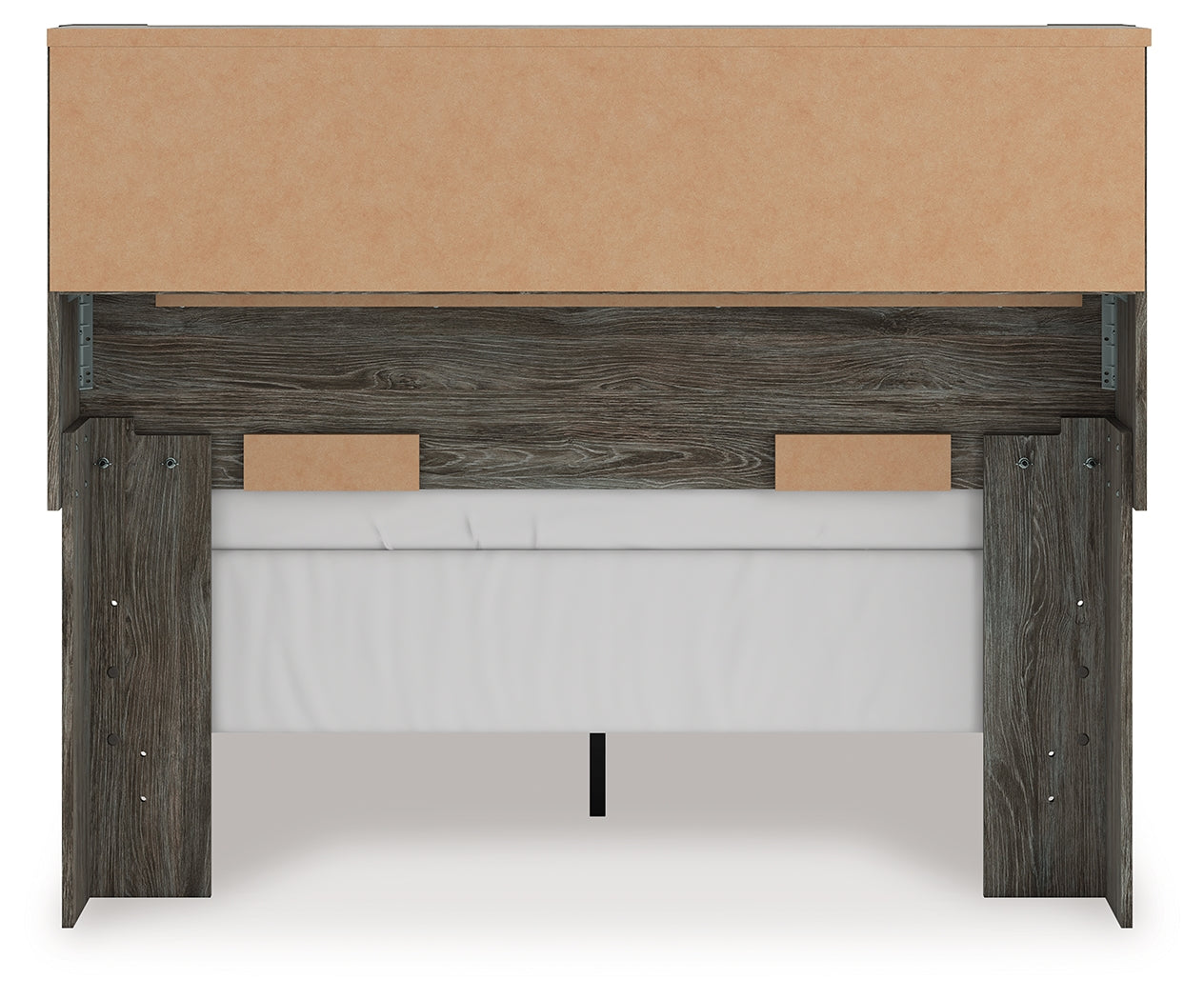 Frandern Gray Full Bookcase Bed, Dresser and Mirror (Online Special Price) - Ornate Home