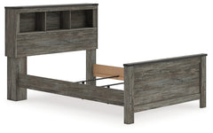 Frandern Gray Full Bookcase Bed, Dresser and Mirror - Ornate Home