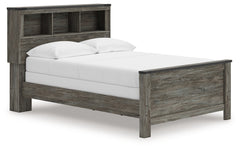 Frandern Gray Full Bookcase Bed, Dresser and Mirror - Ornate Home