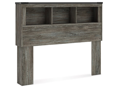 Frandern Gray Full Bookcase Headboard - Ornate Home